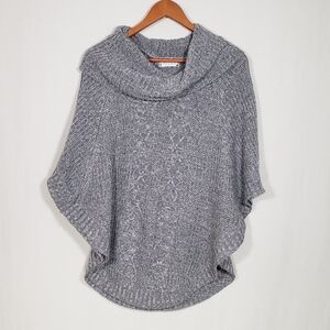 Jon & Anna Gray Poncho Sweater